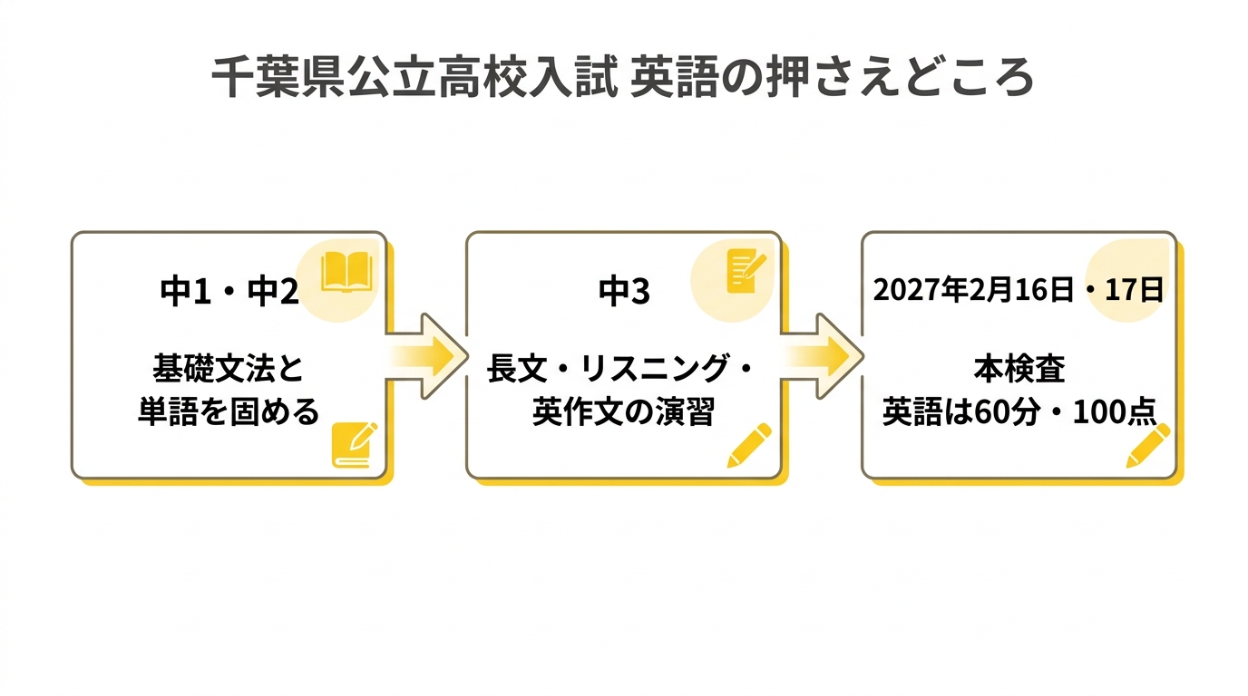 千葉県公立高校入試 英語の押さえどころ